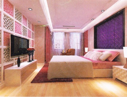 主臥室背景墻不宜裝飾過(guò)重